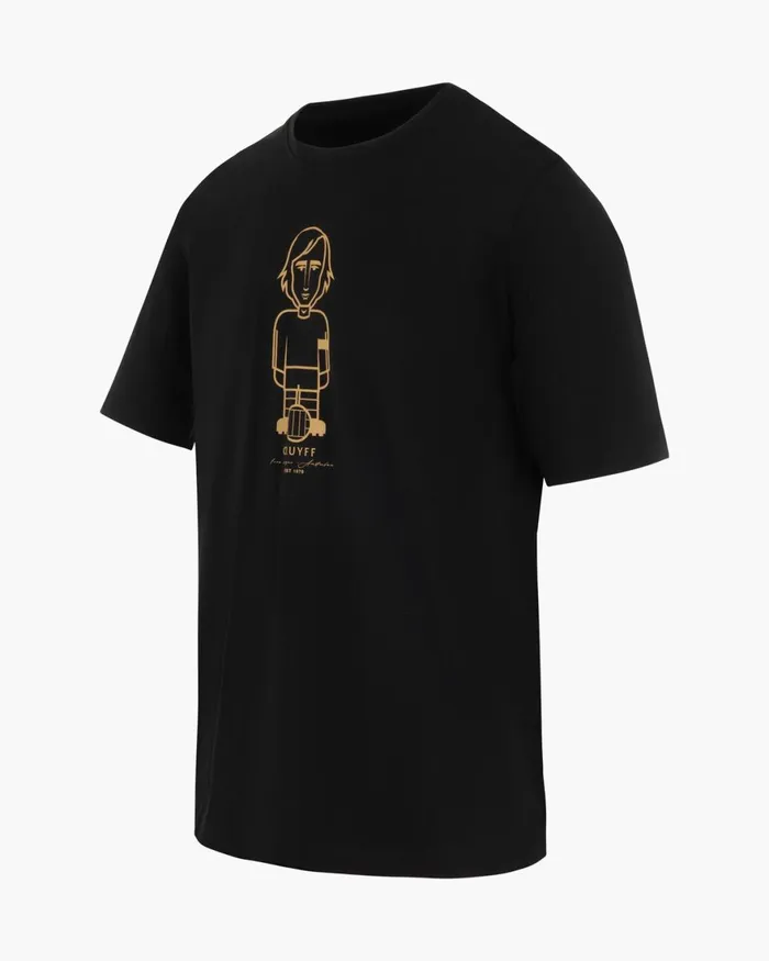 Cruyff Cruyff Avatar Tee Blackgold Men TShirts and Polo039s Cruyff Cruyff Avatar Tee Blackgold Men TShirts and Polo039s