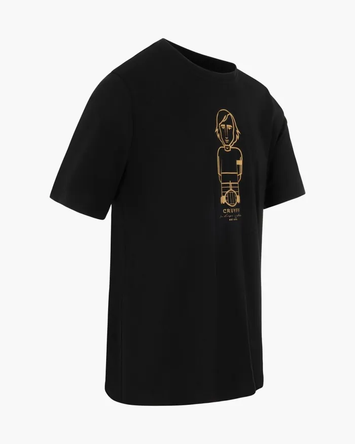 Cruyff Cruyff Avatar Tee Blackgold Men TShirts and Polo039s Cruyff Cruyff Avatar Tee Blackgold Men TShirts and Polo039s