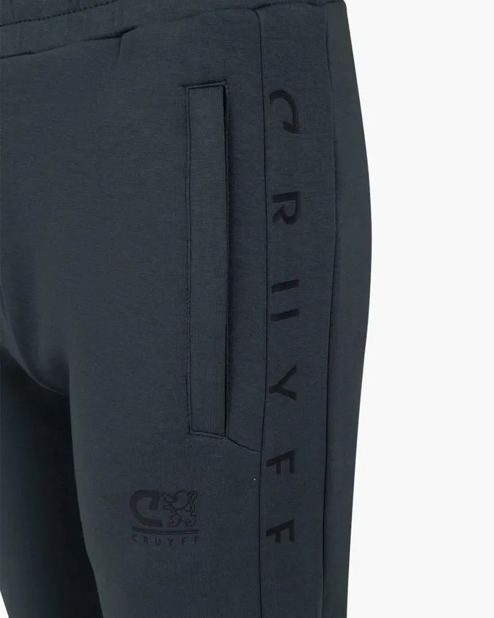 Cruyff Ignite Tape Trousers Green Junior Bottoms Cruyff Ignite Tape Trousers Green Junior Bottoms