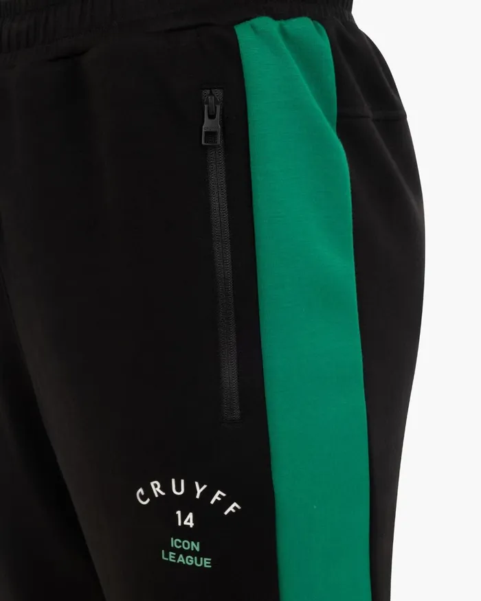 Cruyff League 14 Jogger Blackgreen Men Bottoms Cruyff League 14 Jogger Blackgreen Men Bottoms