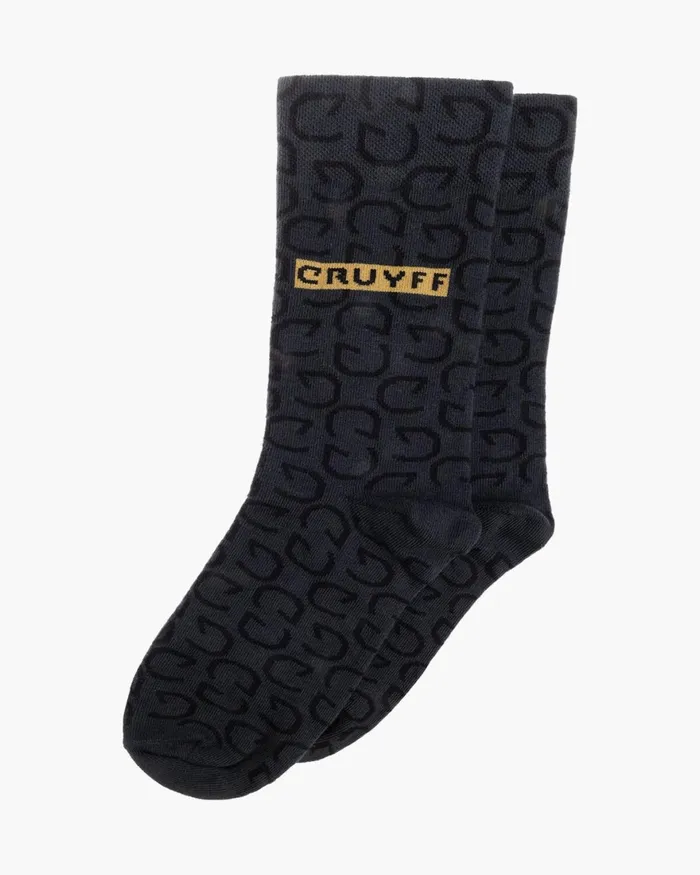 Cruyff Monogram Socks Blackgold Accessories Socks