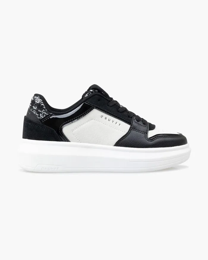 Cruyff Tennis Court Blackwhite Women Sneakers