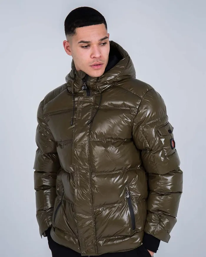 Cruyff Trentini Puffer Jacket 8211 Militairy Olive 8211 100 Po Army Green Men Jackets Cruyff Trentini Puffer Jacket 8211 Militairy Olive 8211 100 Po Army Green Men Jackets
