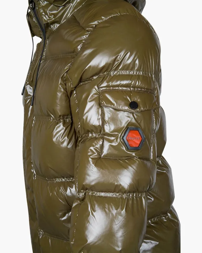 Cruyff Trentini Puffer Jacket 8211 Militairy Olive 8211 100 Po Army Green Men Jackets Cruyff Trentini Puffer Jacket 8211 Militairy Olive 8211 100 Po Army Green Men Jackets