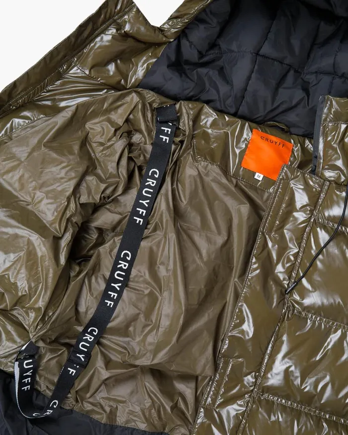 Cruyff Trentini Puffer Jacket 8211 Militairy Olive 8211 100 Po Army Green Men Jackets Cruyff Trentini Puffer Jacket 8211 Militairy Olive 8211 100 Po Army Green Men Jackets