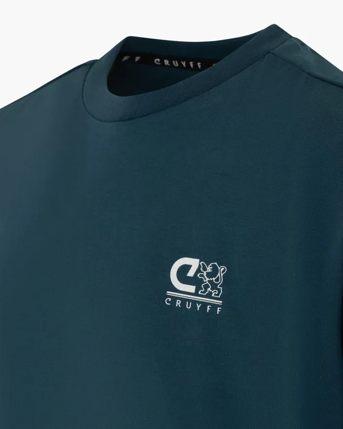 Cruyff Vital Tee Teal Junior Tshirts Cruyff Vital Tee Teal Junior Tshirts