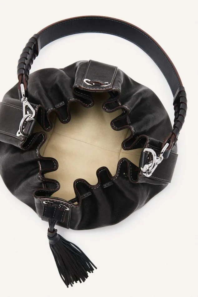 DahliaLeather Bag Shoes and Accessories Baandsh Bags