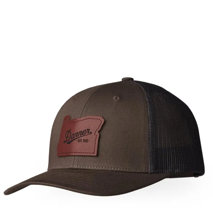 Danner Hats Danner Trucker Cap Greenbrown 8211 Or Patch 8211 MenWomen