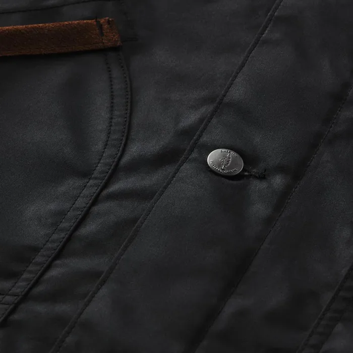 Danner Outerwear Shipyard Waxed Canvas Jacket Blackbison 8211 Men Danner Outerwear Shipyard Waxed Canvas Jacket Blackbison 8211 Men