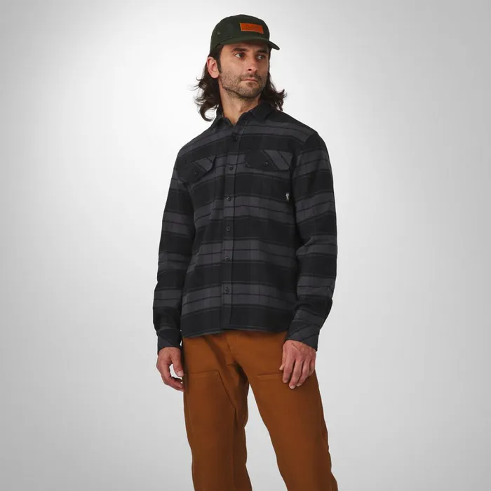 Danner Shirts Cedar Mill Cotton Flannel Shirt Black Plaid 8211 Men
