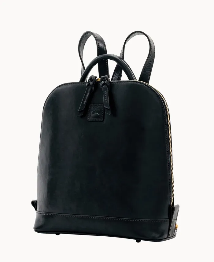 Dooney and Bourke Backpacks Florentine Zip Pod Backpack Black Black 8211 WomenMen Dooney and Bourke Backpacks Florentine Zip Pod Backpack Black Black 8211 WomenMen