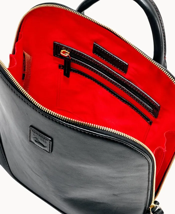 Dooney and Bourke Backpacks Florentine Zip Pod Backpack Black Black 8211 WomenMen Dooney and Bourke Backpacks Florentine Zip Pod Backpack Black Black 8211 WomenMen