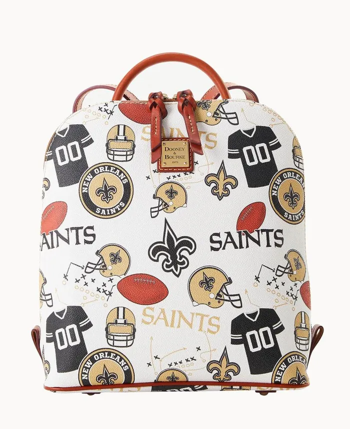 Dooney and Bourke Backpacks NFL Saints Zip Pod Backpack Saints 8211 WomenMen