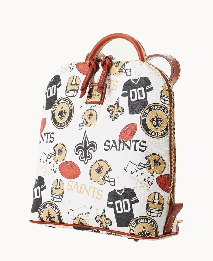 Dooney and Bourke Backpacks NFL Saints Zip Pod Backpack Saints 8211 WomenMen