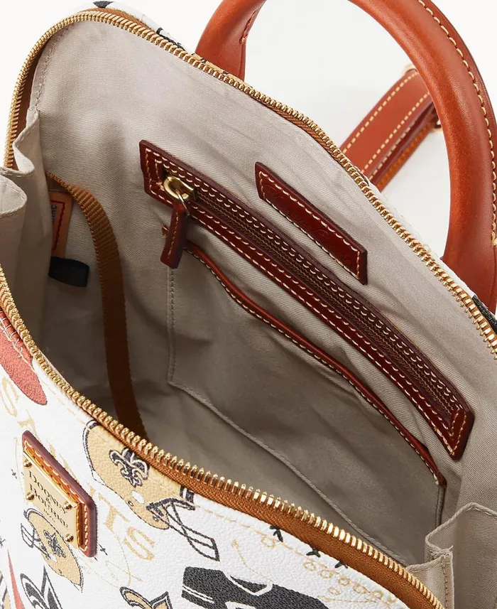 Dooney and Bourke Backpacks NFL Saints Zip Pod Backpack Saints 8211 WomenMen