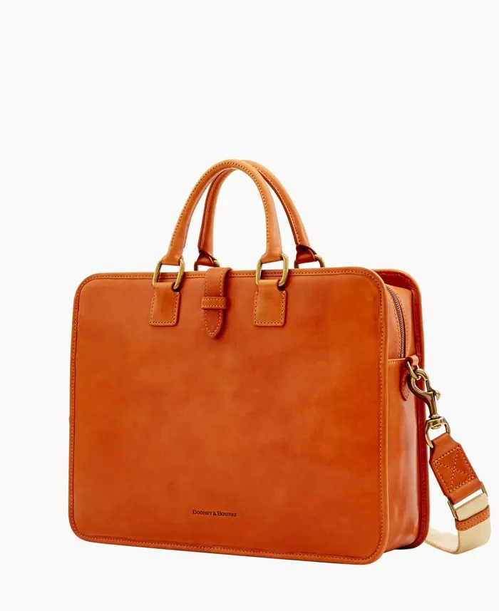 Dooney and Bourke Business and Tech Florentine Brooklyn Briefcase Natural 8211 WomenMen Dooney and Bourke Business and Tech Florentine Brooklyn Briefcase Natural 8211 WomenMen