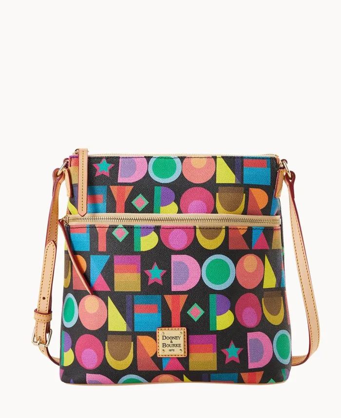 Dooney and Bourke Crossbodies Art Deco Crossbody Black 8211 WomenMen