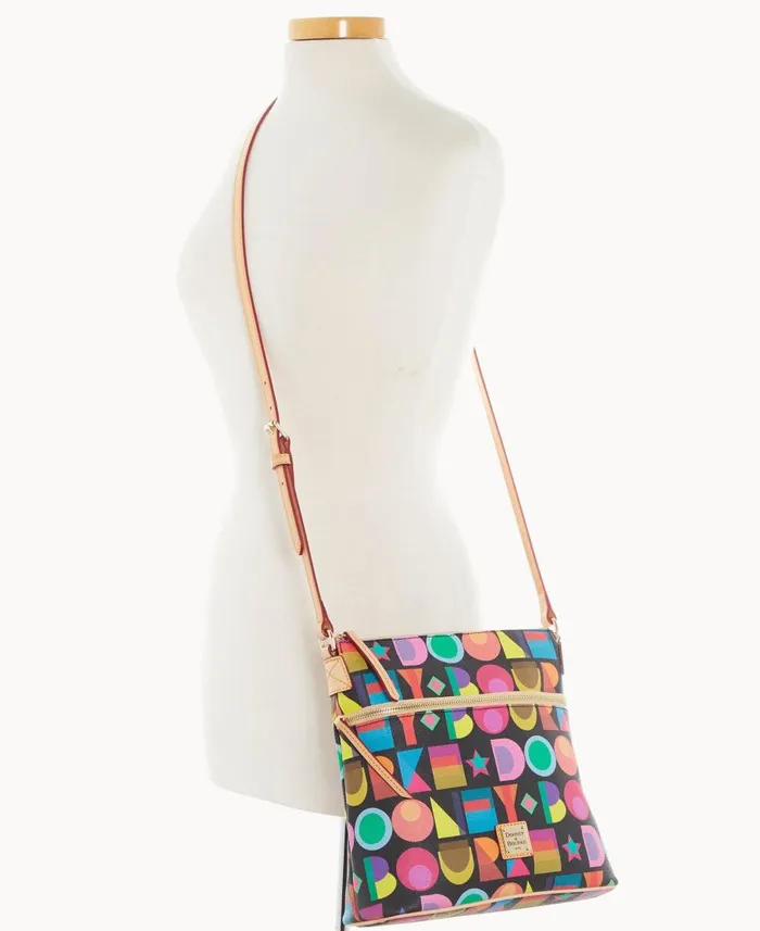 Dooney and Bourke Crossbodies Art Deco Crossbody Black 8211 WomenMen