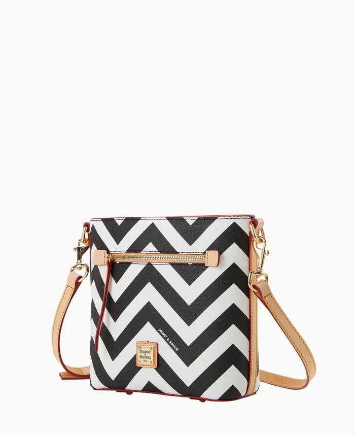 Dooney and Bourke Crossbodies Chevron Small Zip Crossbody Black 8211 WomenMen Dooney and Bourke Crossbodies Chevron Small Zip Crossbody Black 8211 WomenMen