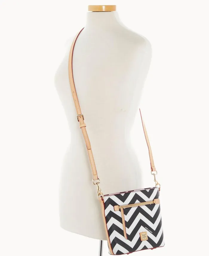 Dooney and Bourke Crossbodies Chevron Small Zip Crossbody Black 8211 WomenMen Dooney and Bourke Crossbodies Chevron Small Zip Crossbody Black 8211 WomenMen