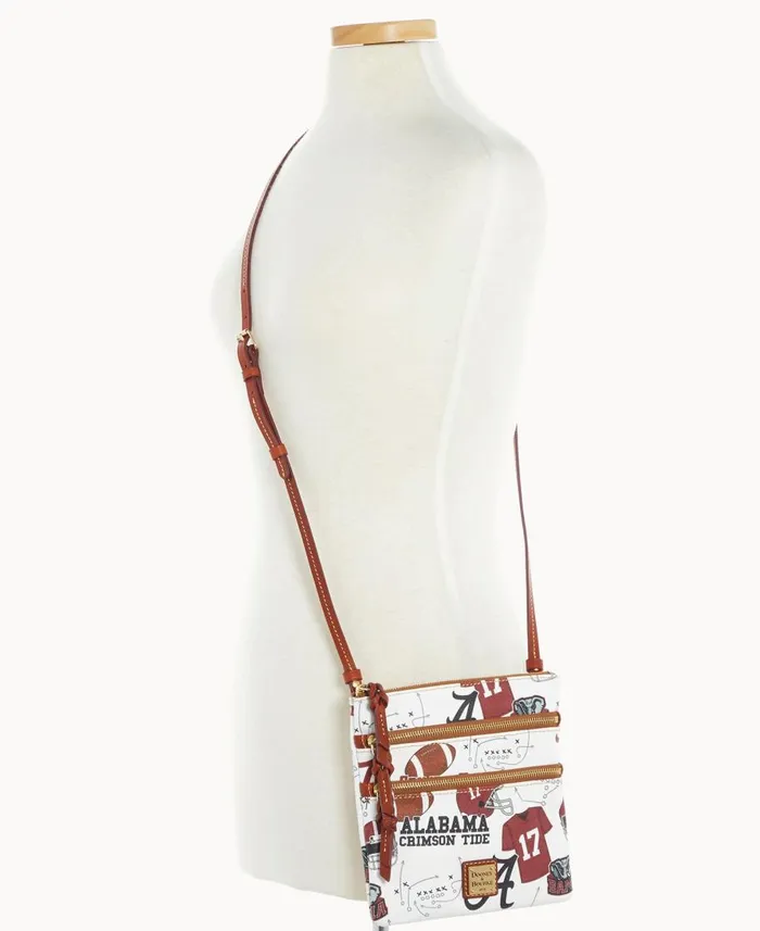 Dooney and Bourke Crossbodies Collegiate University Of Alabama N S Triple Zip Crossbody U Of Alabama 8211 WomenMen Dooney and Bourke Crossbodies Collegiate University Of Alabama N S Triple Zip Crossbody U Of Alabama 8211 WomenMen