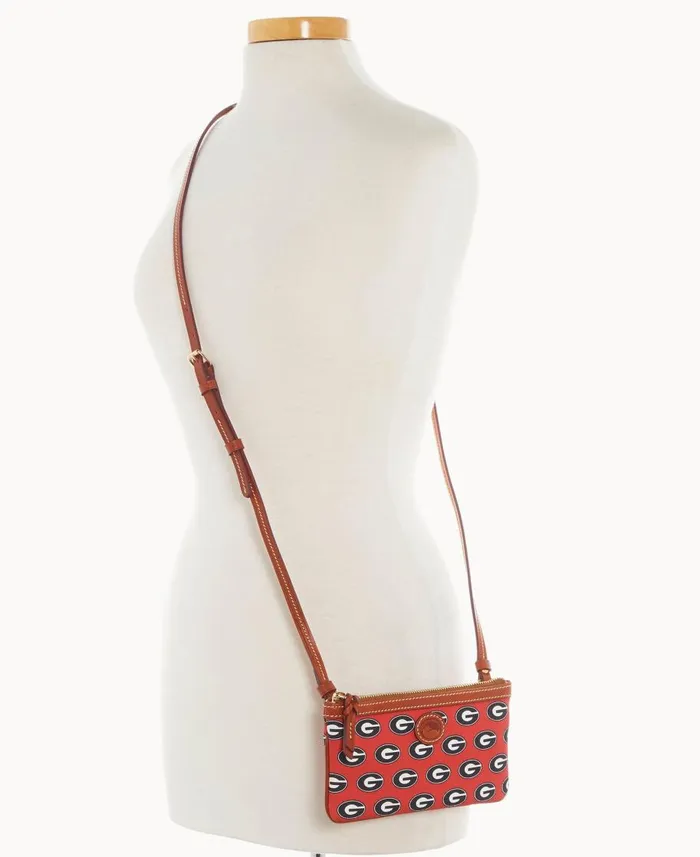 Dooney and Bourke Crossbodies Collegiate University Of Georgia Large Slim Crossbody University Of Georgi 8211 WomenMen Dooney and Bourke Crossbodies Collegiate University Of Georgia Large Slim Crossbody University Of Georgi 8211 WomenMen