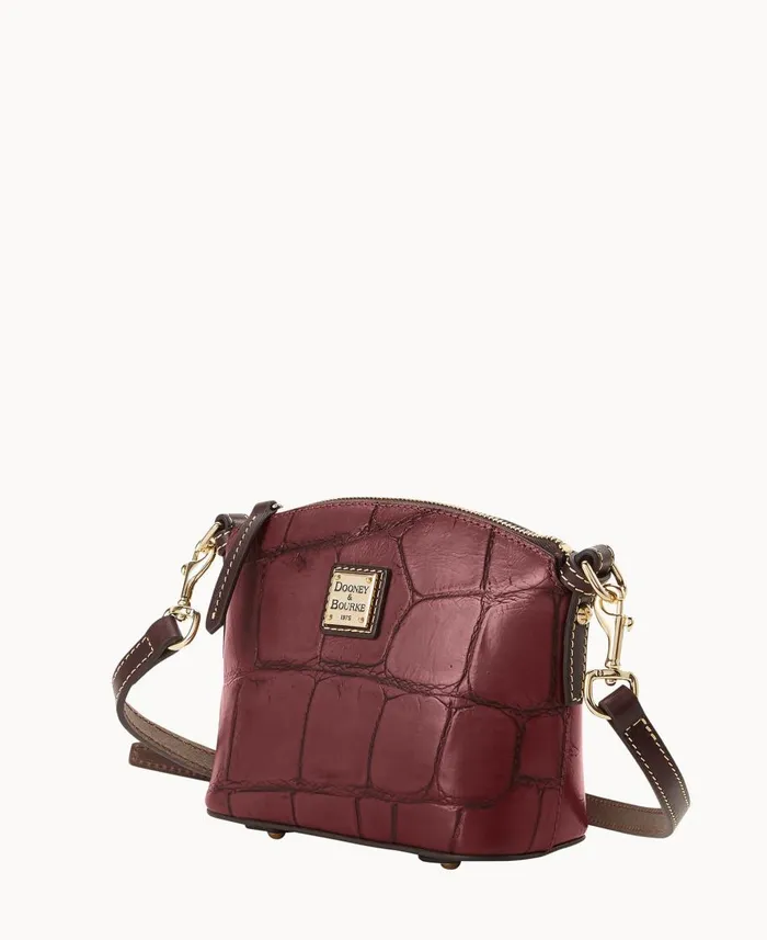Dooney and Bourke Crossbodies Denison Mini Domed Crossbody Bordeaux 8211 WomenMen Dooney and Bourke Crossbodies Denison Mini Domed Crossbody Bordeaux 8211 WomenMen
