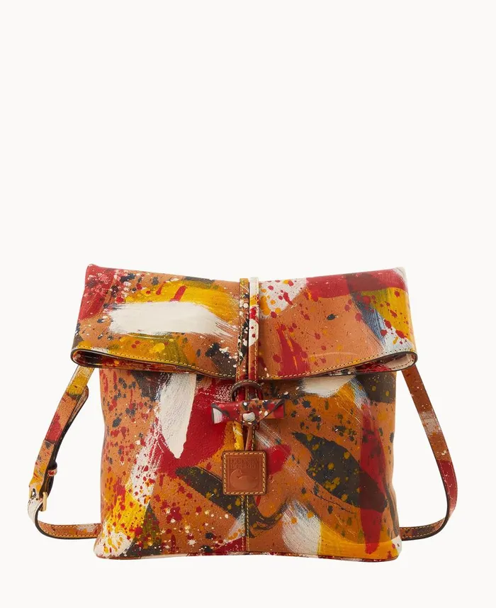 Dooney and Bourke Crossbodies Florentine Dipinta Medium Toggle Crossbody Natural 8211 WomenMen
