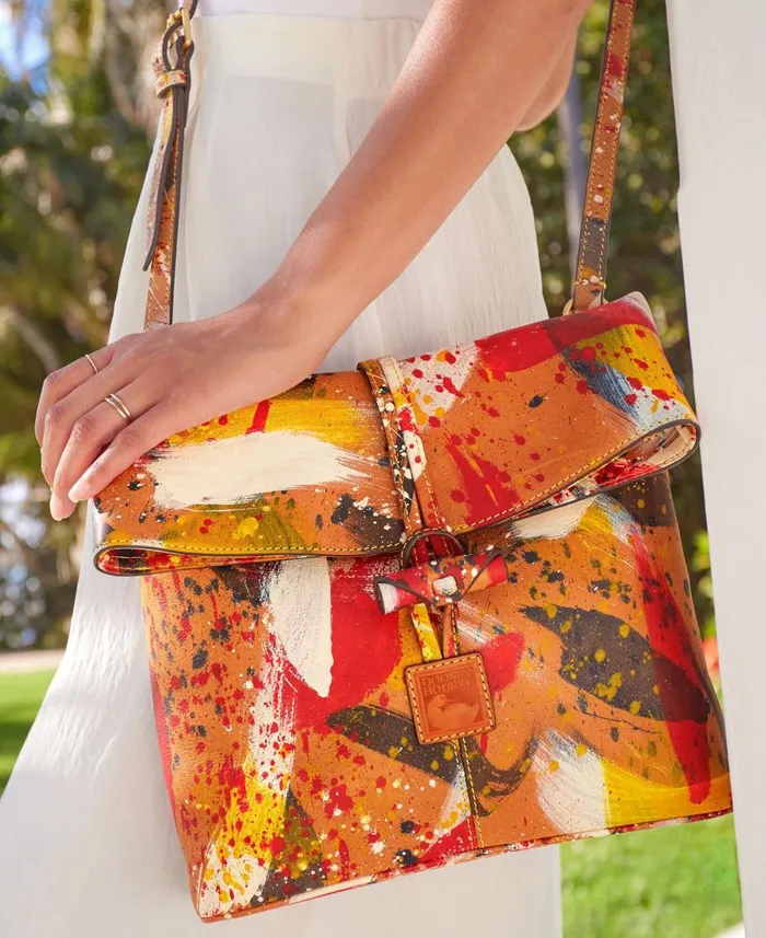 Dooney and Bourke Crossbodies Florentine Dipinta Medium Toggle Crossbody Natural 8211 WomenMen Dooney and Bourke Crossbodies Florentine Dipinta Medium Toggle Crossbody Natural 8211 WomenMen