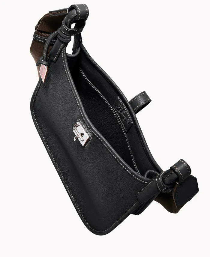 Dooney and Bourke Crossbodies Henrys Large Crossbody Black 8211 WomenMen