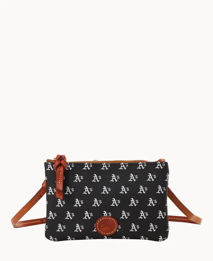 Dooney and Bourke Crossbodies MLB Athletics Top Zip Crossbody Athletics 8211 WomenMen Dooney and Bourke Crossbodies MLB Athletics Top Zip Crossbody Athletics 8211 WomenMen