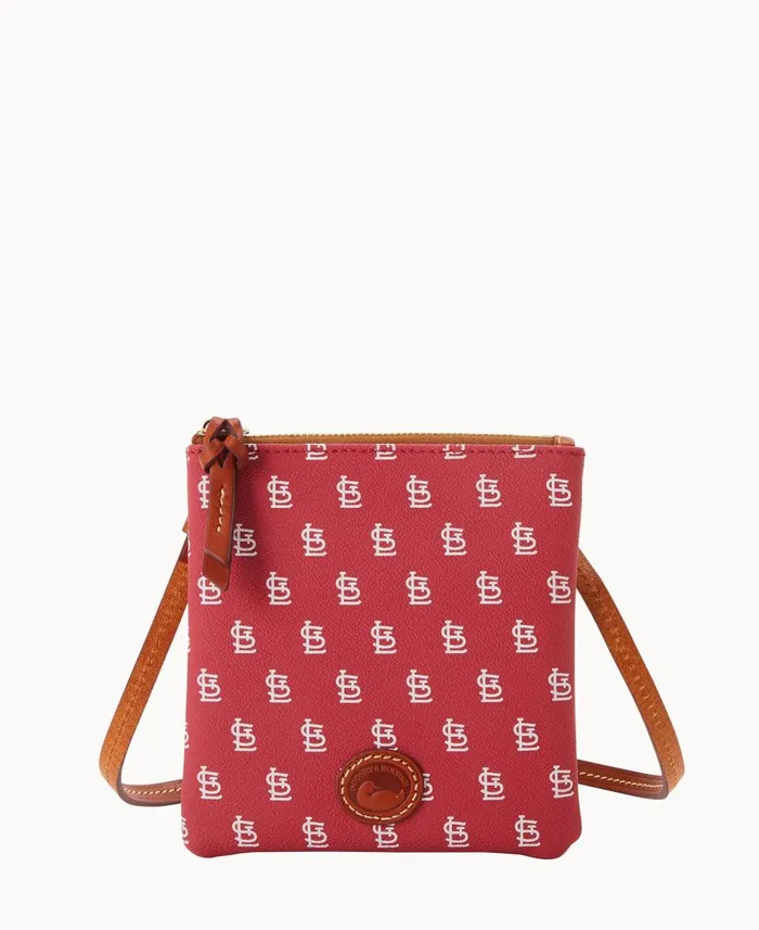 Dooney and Bourke Crossbodies MLB Cardinals Small North South Top Zip Crossbody Cardinals 8211 WomenMen Dooney and Bourke Crossbodies MLB Cardinals Small North South Top Zip Crossbody Cardinals 8211 WomenMen