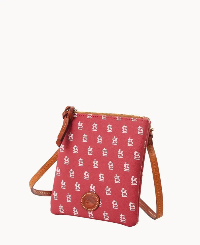 Dooney and Bourke Crossbodies MLB Cardinals Small North South Top Zip Crossbody Cardinals 8211 WomenMen