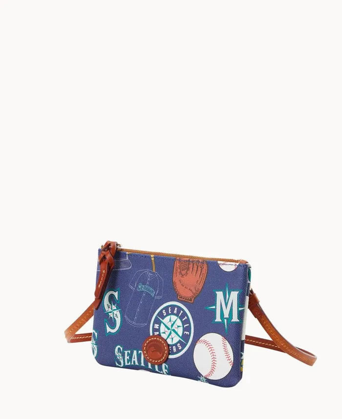 Dooney and Bourke Crossbodies MLB Mariners Top Zip Crossbody Mariners 8211 WomenMen Dooney and Bourke Crossbodies MLB Mariners Top Zip Crossbody Mariners 8211 WomenMen