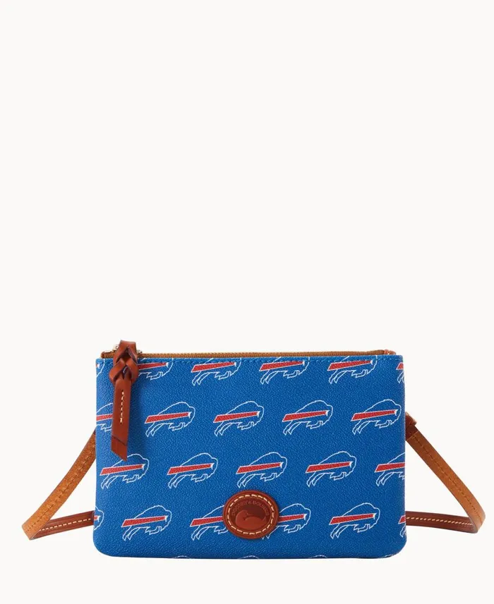 Dooney and Bourke Crossbodies NFL Bills Top Zip Crossbody Bills 8211 WomenMen Dooney and Bourke Crossbodies NFL Bills Top Zip Crossbody Bills 8211 WomenMen