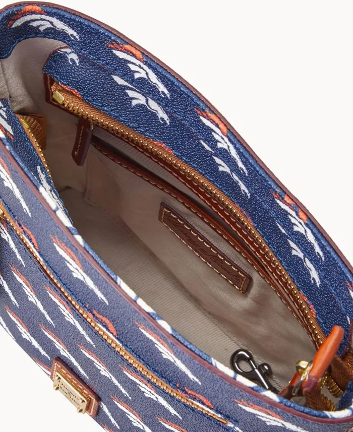 Dooney and Bourke Crossbodies NFL Broncos Small Zip Crossbody Broncos 8211 WomenMen Dooney and Bourke Crossbodies NFL Broncos Small Zip Crossbody Broncos 8211 WomenMen