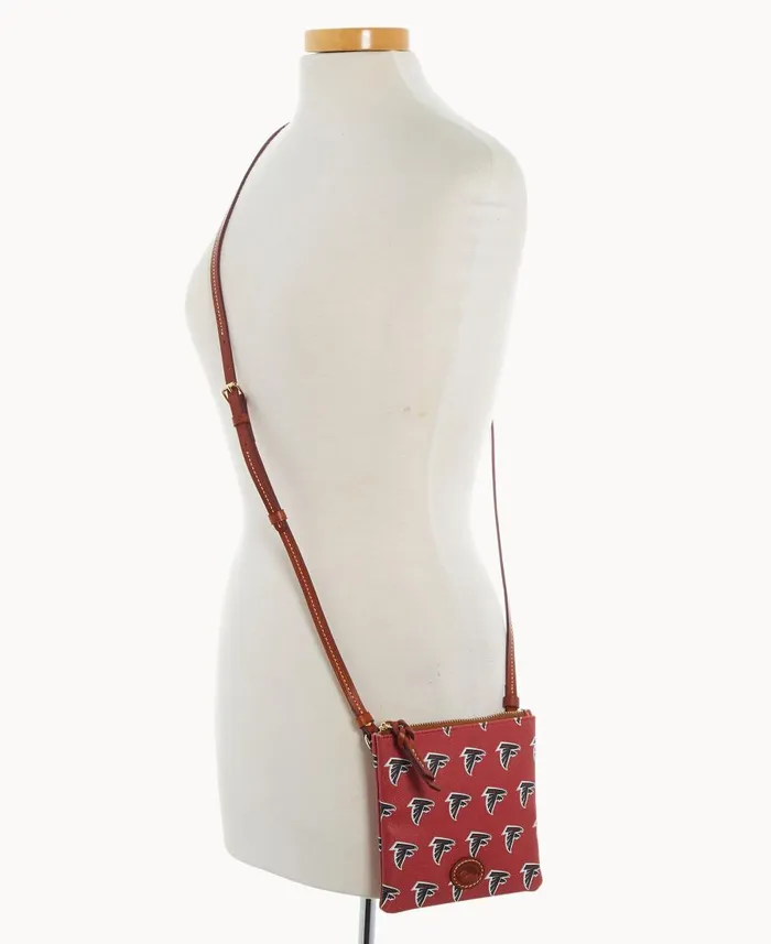Dooney and Bourke Crossbodies NFL Falcons Small North South Top Zip Crossbody Falcons 8211 WomenMen Dooney and Bourke Crossbodies NFL Falcons Small North South Top Zip Crossbody Falcons 8211 WomenMen