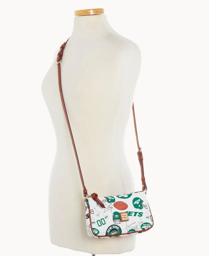 Dooney and Bourke Crossbodies NFL Jets Lexi Crossbody Sm Coin Case Jets 8211 WomenMen Dooney and Bourke Crossbodies NFL Jets Lexi Crossbody Sm Coin Case Jets 8211 WomenMen