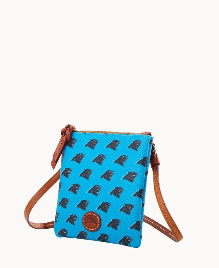 Dooney and Bourke Crossbodies NFL Panthers Small North South Top Zip Crossbody Panthers 8211 WomenMen Dooney and Bourke Crossbodies NFL Panthers Small North South Top Zip Crossbody Panthers 8211 WomenMen