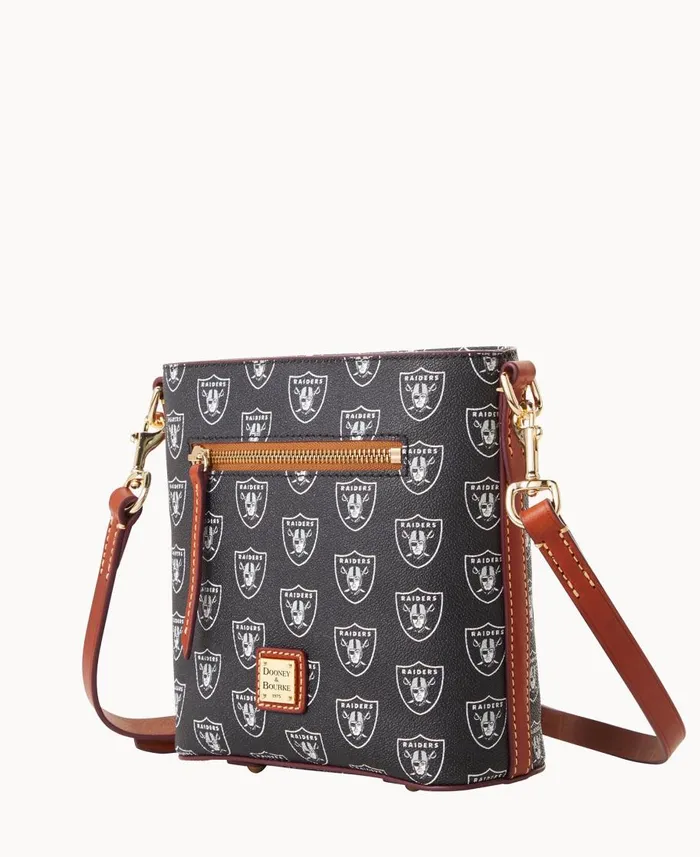 Dooney and Bourke Crossbodies NFL Raiders Small Zip Crossbody Raiders 8211 WomenMen Dooney and Bourke Crossbodies NFL Raiders Small Zip Crossbody Raiders 8211 WomenMen