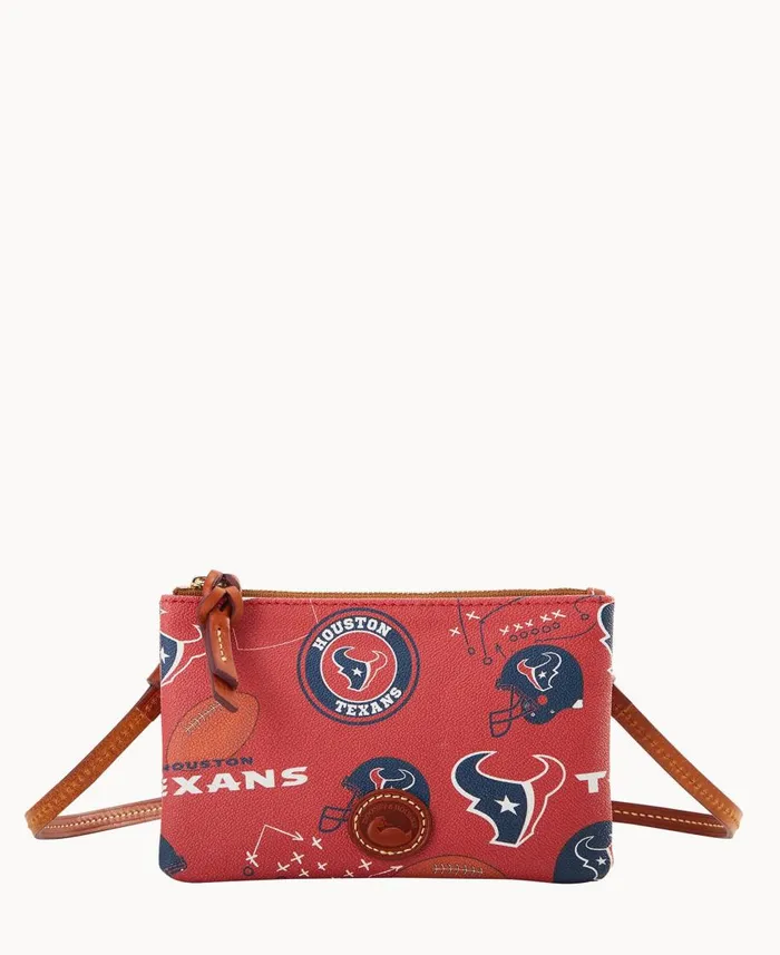 Dooney and Bourke Crossbodies NFL Texans Top Zip Crossbody Texans 8211 WomenMen Dooney and Bourke Crossbodies NFL Texans Top Zip Crossbody Texans 8211 WomenMen