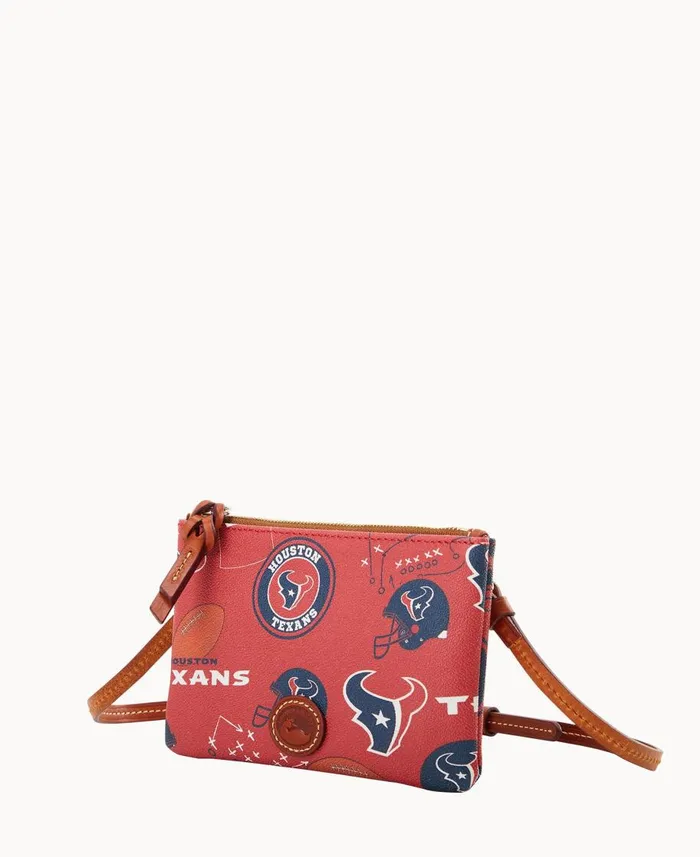 Dooney and Bourke Crossbodies NFL Texans Top Zip Crossbody Texans 8211 WomenMen