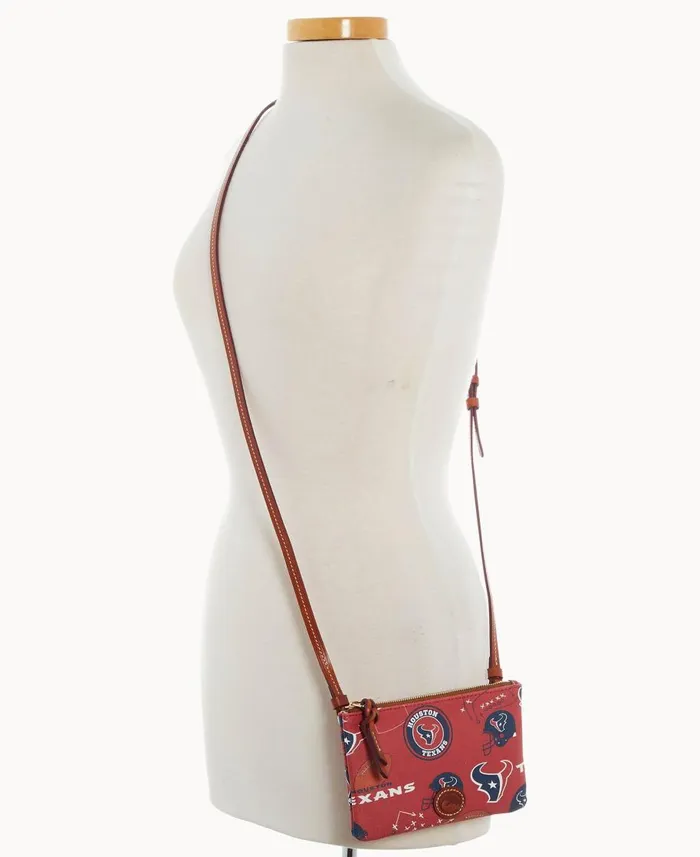 Dooney and Bourke Crossbodies NFL Texans Top Zip Crossbody Texans 8211 WomenMen
