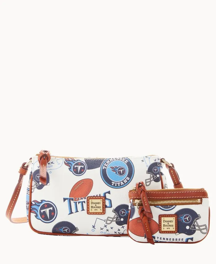 Dooney and Bourke Crossbodies NFL Titans Lexi Crossbody Sm Coin Case Titans 8211 WomenMen Dooney and Bourke Crossbodies NFL Titans Lexi Crossbody Sm Coin Case Titans 8211 WomenMen