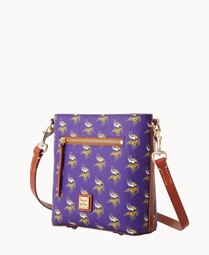 Dooney and Bourke Crossbodies NFL Vikings Small Zip Crossbody Vikings 8211 WomenMen Dooney and Bourke Crossbodies NFL Vikings Small Zip Crossbody Vikings 8211 WomenMen