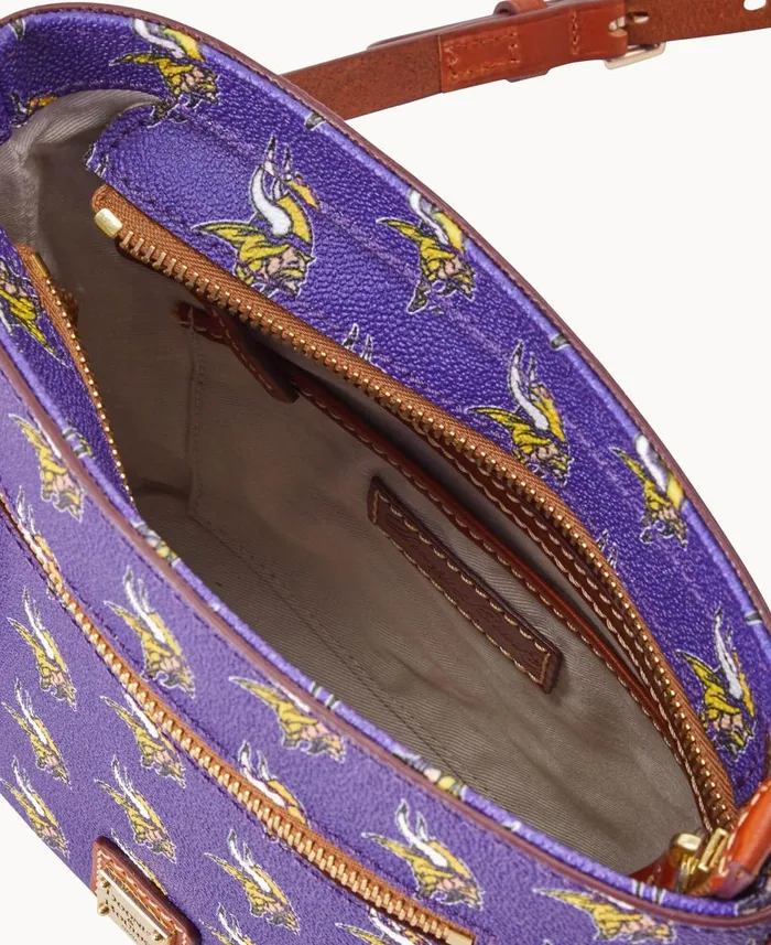 Dooney and Bourke Crossbodies NFL Vikings Small Zip Crossbody Vikings 8211 WomenMen Dooney and Bourke Crossbodies NFL Vikings Small Zip Crossbody Vikings 8211 WomenMen