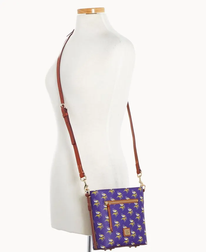 Dooney and Bourke Crossbodies NFL Vikings Small Zip Crossbody Vikings 8211 WomenMen Dooney and Bourke Crossbodies NFL Vikings Small Zip Crossbody Vikings 8211 WomenMen
