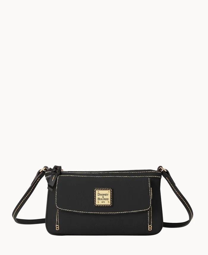 Dooney and Bourke Crossbodies Pebble Grain Gigi Crossbody Black Black 8211 WomenMen