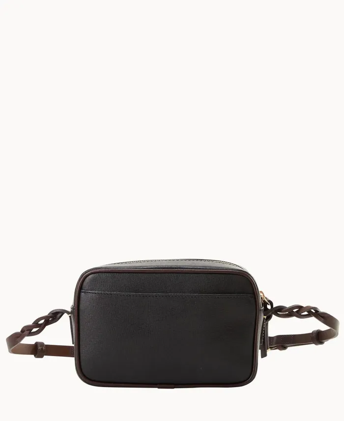 Dooney and Bourke Crossbodies Saffiano Loni Crossbody Black 8211 WomenMen