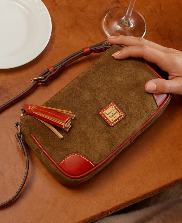 Dooney and Bourke Crossbodies Suede Slim Crossbody Brown Tmoro 8211 WomenMen Dooney and Bourke Crossbodies Suede Slim Crossbody Brown Tmoro 8211 WomenMen